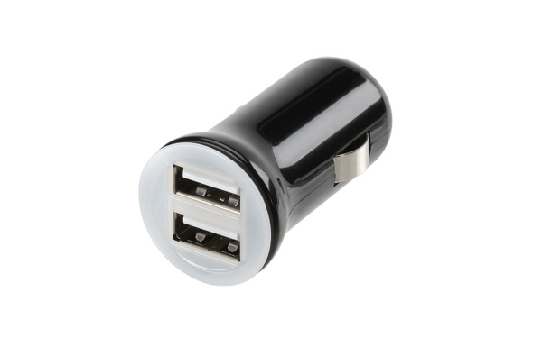 Narva Twin USB Power Adaptor - 81039BL 12v or 24v