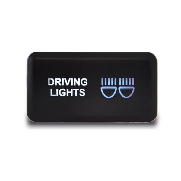 Lightforce Horizontal Toyota 70 Series Landcruiser DRIVING LIGHTS Switch 12V (Suits CBFASCIA2)