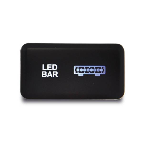 Lightforce Horizontal Toyota 70 Series Landcruiser LED BAR Switch 12V (Suits CBFASCIA2)