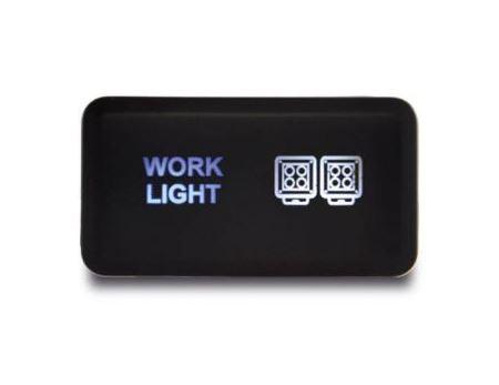 Lightforce Horizontal Toyota 70 Series Landcruiser WORK LIGHT Switch 12V (Suits CBFASCIA2)