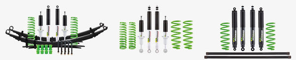 IRONMAN 4X4 NAVARA NP300 (COIL) SUSPENSION KIT - PERFORMANCE WITH GAS SHOCKS