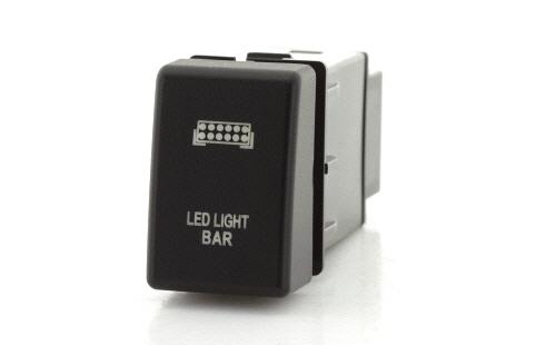 OE On/Off Push Button LED LIGHT BAR Suit Isuzu D Max, Holden Colorado 34x22mm