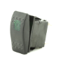 ROCKER SWITCH SEALED ON / OFF 12/24V 20A @ 12V 10A @24V - GREEN