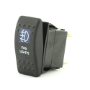 ROCKER SWITCH SEALED ON / OFF 12/24V 20A @ 12V FOG LIGHT SYMBOL - BLUE
