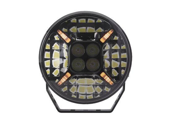 Pair of 9" RND LED DRIVING LAMP DRIVNG  BEAM 9-36V 120W BLK 12,000Lms