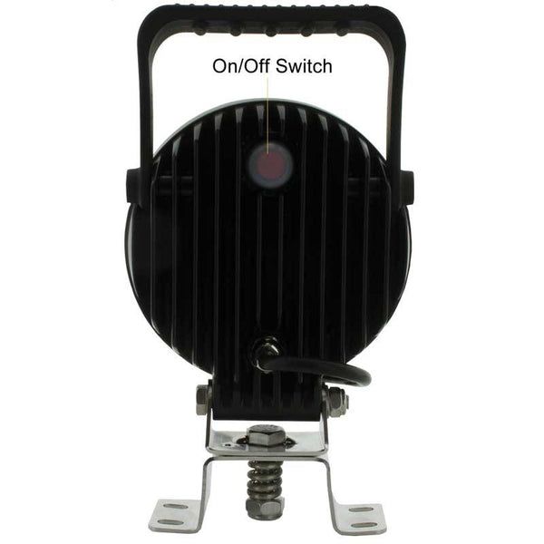 Ignite Round Spot beam worklight, 9-36V, 2250 lumens Cree LED with handle