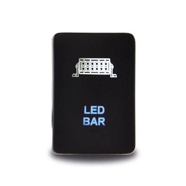Lightforce Toyota LED LIGHT BAR Switch 12V 33x22mm (Suit CBFASCIA & CBFASCIA2)