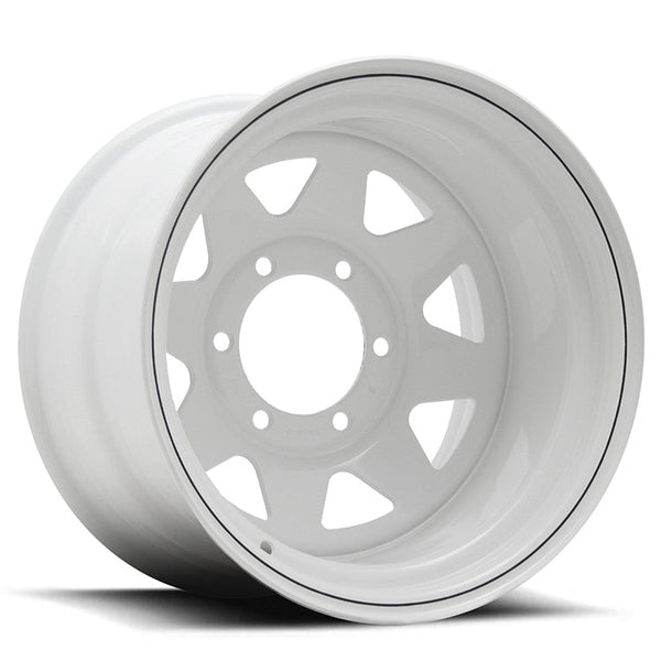 ROH Trak White Steel Wheel