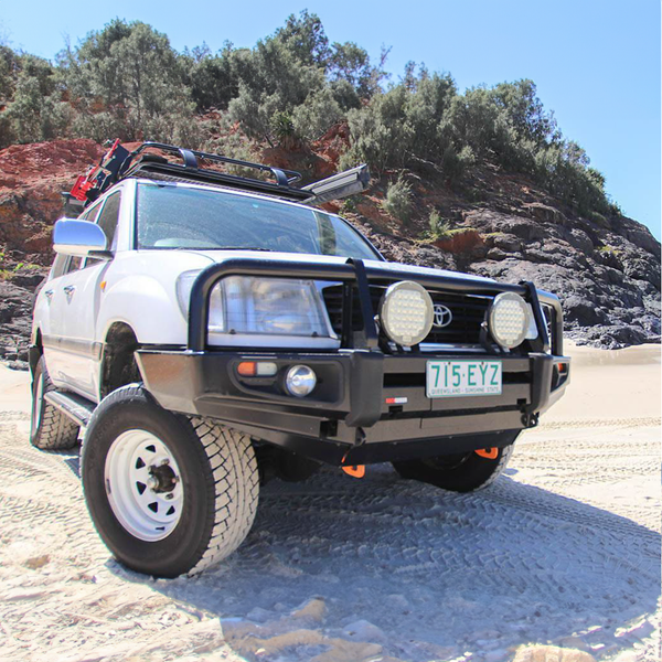 Rockarmor Premium Bullbar – Toyota Land Cruiser 100 Series IFS 1998-2007 & Lexus (Full Bar Replacement)