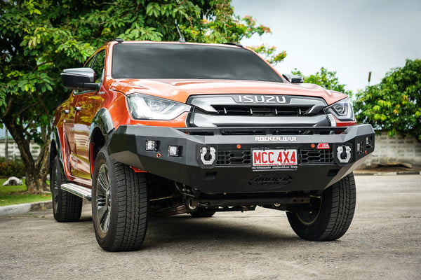 MCC4X4 Rocker 078-01SQ No Loop bullbar fitted to Dmax RG 2020-2024