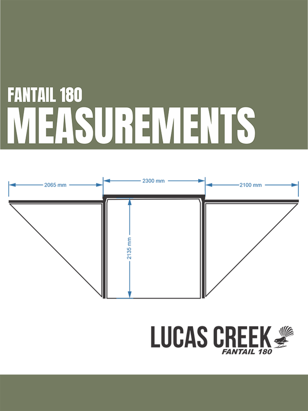 Gen 3 Fantail 180 Awning