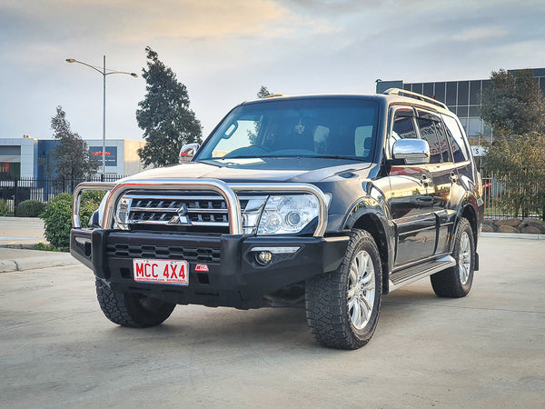 MCC4X4 Phoenix 808-01 Triple Loop bullbar fitted to Pajero NS NX NT NW 2006-2021