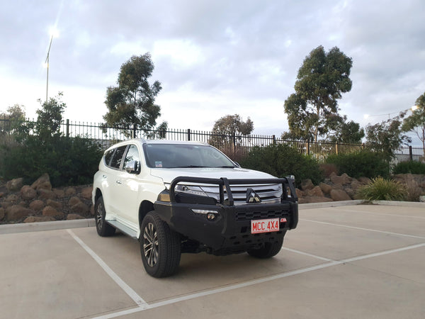 MCC4X4 Phoenix 808-02 bullbar fitted to Pajero Sport QF QG 2020-On