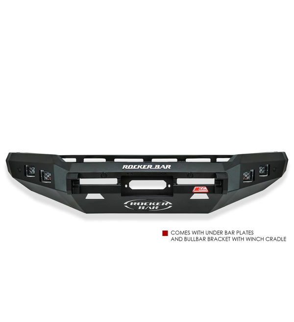 MCC4X4 Rocker 078-01SQ No Loop bullbar fitted to Dmax RG 2020-2024