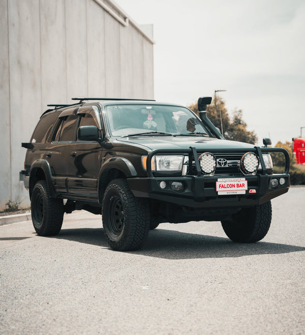 MCC4X4 Falcon 707-02 bullbar fitted to Toyota Surf/4Runner LN185/KZN185 1996-2002