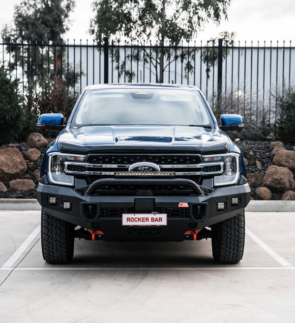 MCC4X4 Rocker 078-01SQ Low Loop bullbar fitted to Next-Gen Ranger/Everest 2022-On