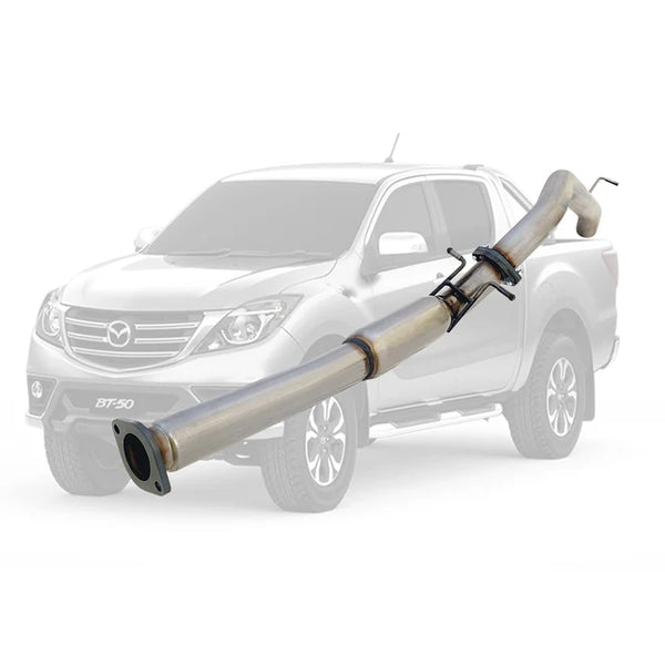 MAZDA BT50 2016-2020 3.2L 3" DPF BACK EXHAUST - STAINLESS STEEL