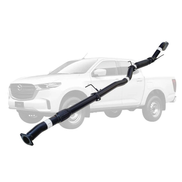 MAZDA BT-50 2021 ONWARDS 3L 3" DPF BACK EXHAUST - ALUMINIZED STEEL