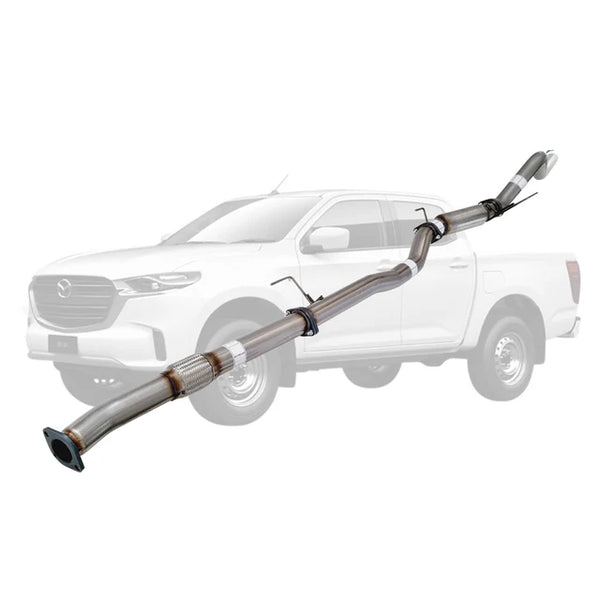 MAZDA BT-50 2021 ONWARDS 3L 3" DPF BACK EXHAUST - STAINLESS STEEL