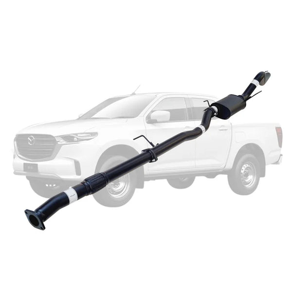 MAZDA BT-50 2021 ONWARDS 3L 3" DPF BACK EXHAUST - ALUMINIZED STEEL