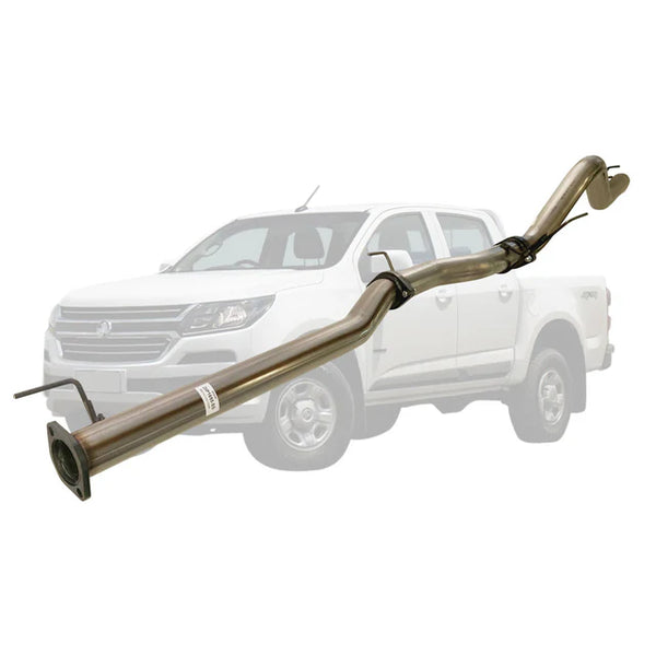 HOLDEN COLORADO RG 2016 ONWARDS 2.8L CREW CAB 3" DPF BACK EXHAUST - STAINLESS STEEL