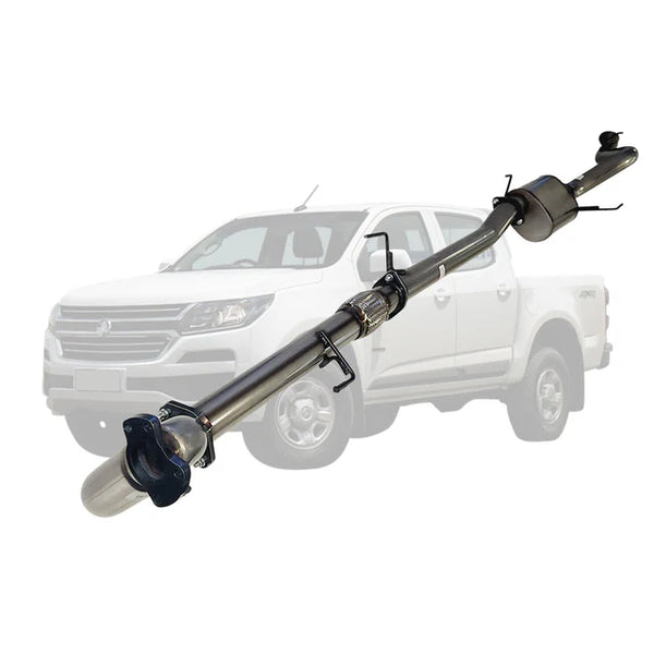 HOLDEN COLORADO RG 2016 ONWARDS 2.8L 3" TURBO BACK DPF DELETE EXHAUST - STAINLESS STEEL