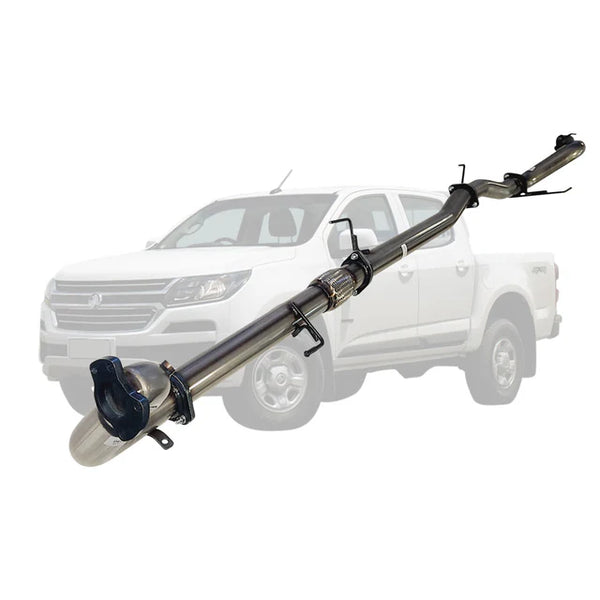 HOLDEN COLORADO RG 2016 ONWARDS 2.8L 3" TURBO BACK DPF DELETE EXHAUST - STAINLESS STEEL