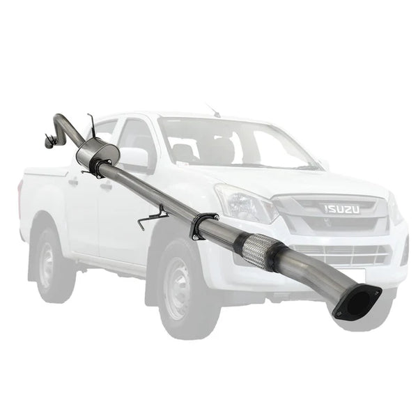 ISUZU D-MAX 2016 ONWARDS 3L 3" DPF BACK EXHAUST- STAINLESS STEEL
