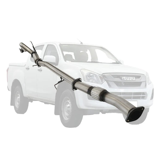 ISUZU D-MAX 2016 ONWARDS 3L 3" DPF BACK EXHAUST- STAINLESS STEEL