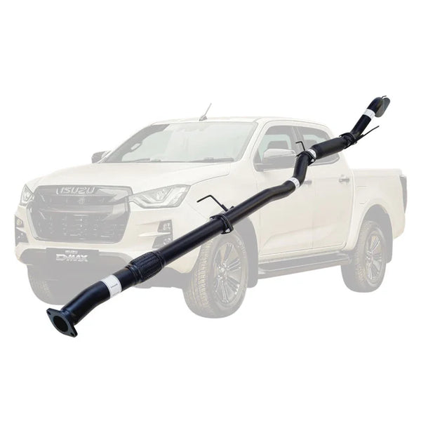 ISUZU D-MAX 2020 ONWARDS 3L 4JJ3-TCX 3" DPF BACK EXHAUST - ALUMINIZED STEEL