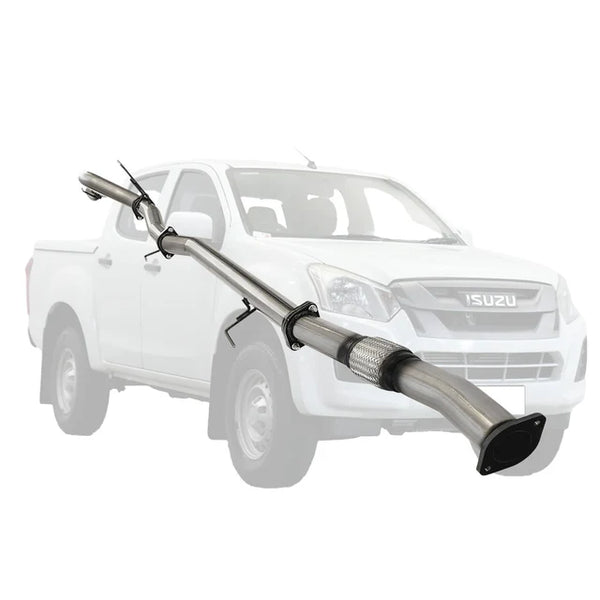 ISUZU D-MAX 2016 ONWARDS 3L 3" DPF BACK EXHAUST- STAINLESS STEEL