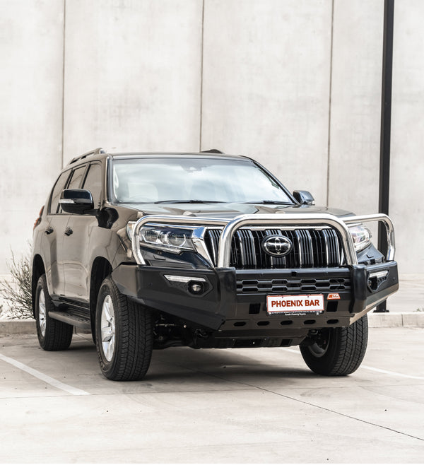 MCC4X4 Phoenix 808-01 Triple Loop bullbar fitted to Prado 150 facelift 2017-Current