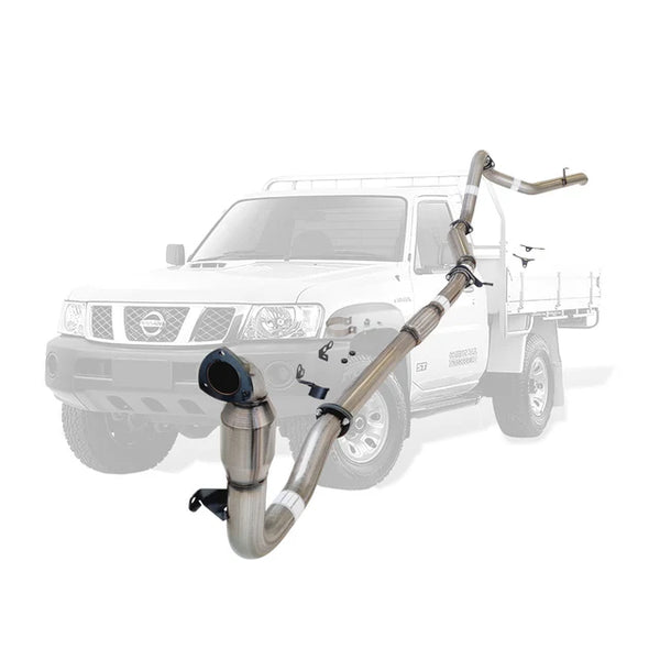 NISSAN PATROL Y61 GU 3L ZD30 UTE 3" TURBO BACK EXHAUST 2000 - 2016 - STAINLESS STEEL