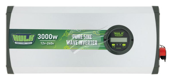 HULK4x4 PURE SINE WAVE INVERTER 3000W 12VDC TO 240VAC TRUE SINE WAVE