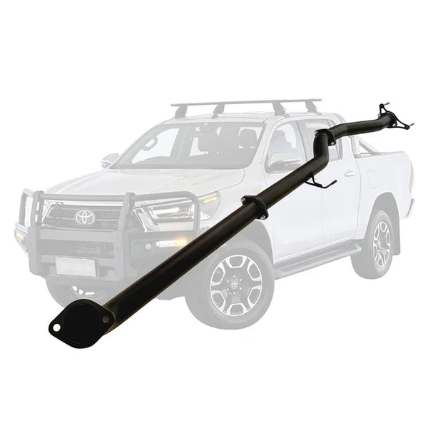 TOYOTA HILUX N80 2015 ONWARDS 2.8L 3" DPF BACK EXHAUST - ALUMINIZED STEEL