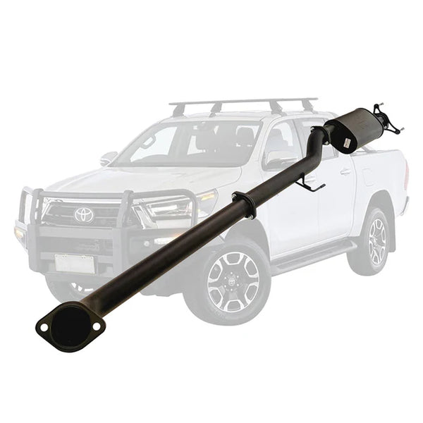 TOYOTA HILUX N80 2015 ONWARDS 2.8L 3" DPF BACK EXHAUST - ALUMINIZED STEEL