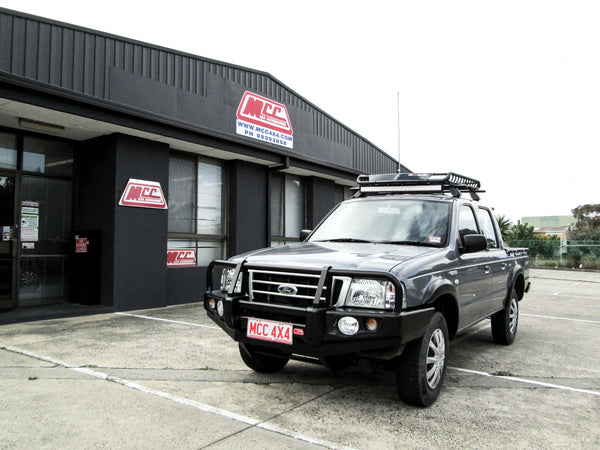 MCC4X4 Falcon 707-02 bullbar fitted to Ford/Mazda Bravo/Courier 1999-2007