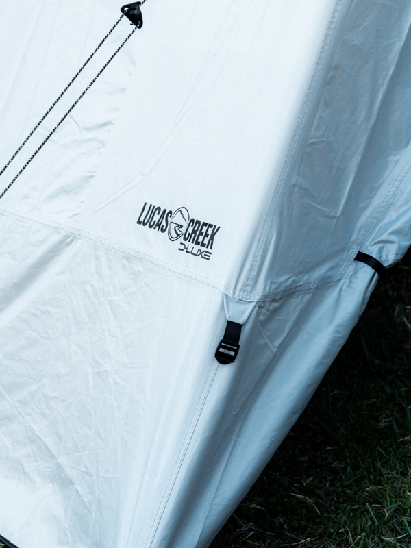 Adjustment straps for the optional annex for the D-Luxe aluminium hard shell roof top tent 