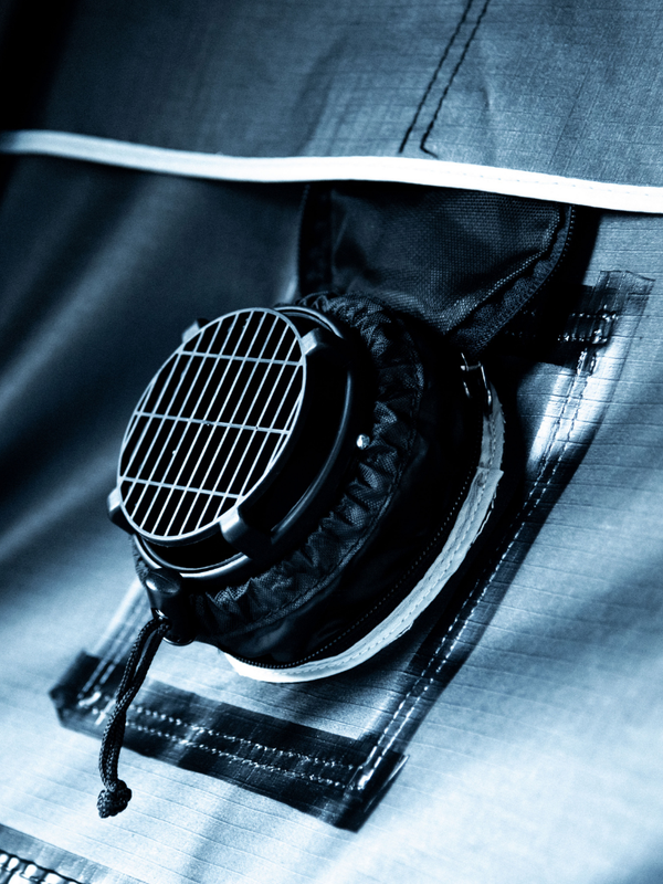 Internal photo of the diesel heater duct with heater tube inserted