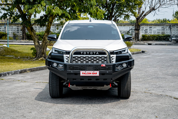MCC4X4 Falcon 707-01 Single Loop bullbar fitted to Hilux 2026-On (9th Gen)