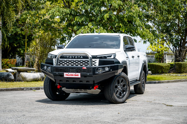 MCC4X4 Falcon 707-01 Single Loop bullbar fitted to Hilux 2026-On (9th Gen)