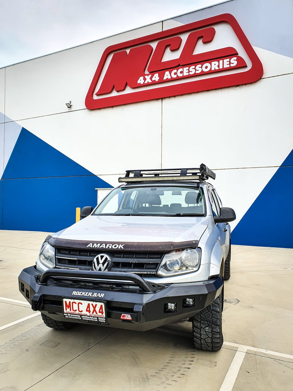 MCC4X4 Rocker 078-01SQ Low Loop bullbar fitted to Amarok 2011-On