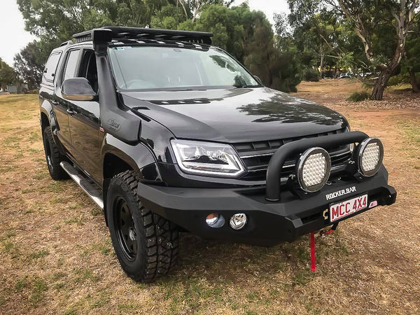 MCC4X4 Rocker 078-01SQ Single Loop bullbar fitted to Amarok 2011-On