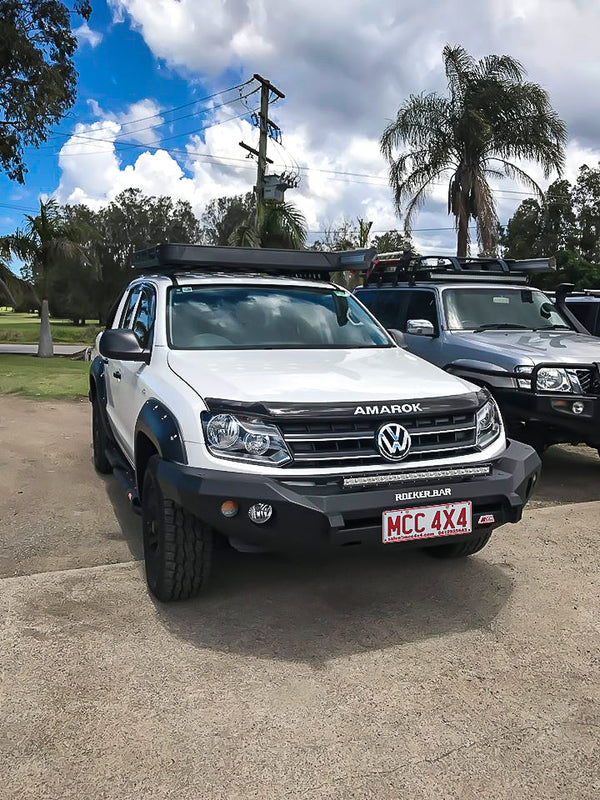 MCC4X4 Rocker 078-01SQ No Loop bullbar fitted to Amarok 2011-On