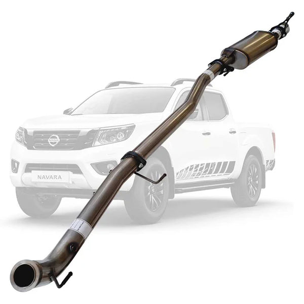 NISSAN NAVARA D23 NP300 2.3L 3" TURBO BACK EXHAUST DPF DELETE - STAINLESS STEEL