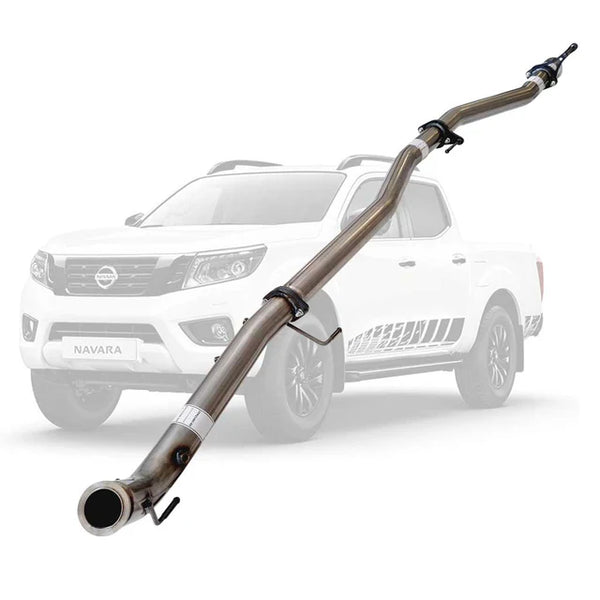 NISSAN NAVARA D23 NP300 2.3L 3" TURBO BACK EXHAUST DPF DELETE - STAINLESS STEEL