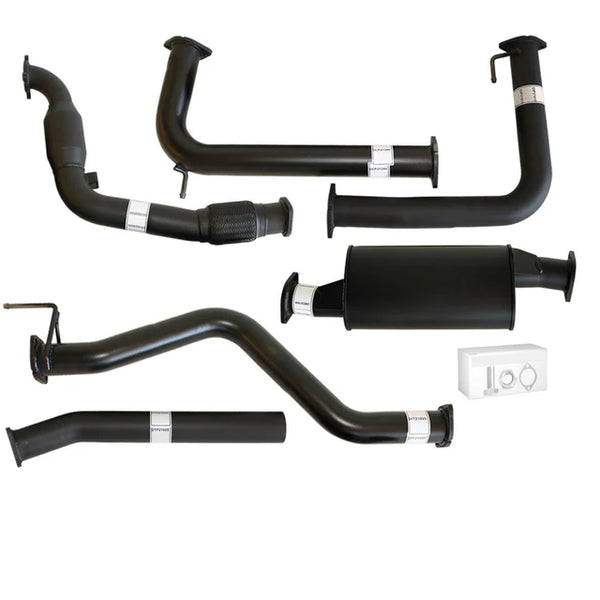 NISSAN NAVARA D40 2.5L 3" TURBO BACK EXHAUST (Non DPF Model) 2007 - 2016 ALUMINIZED STEEL