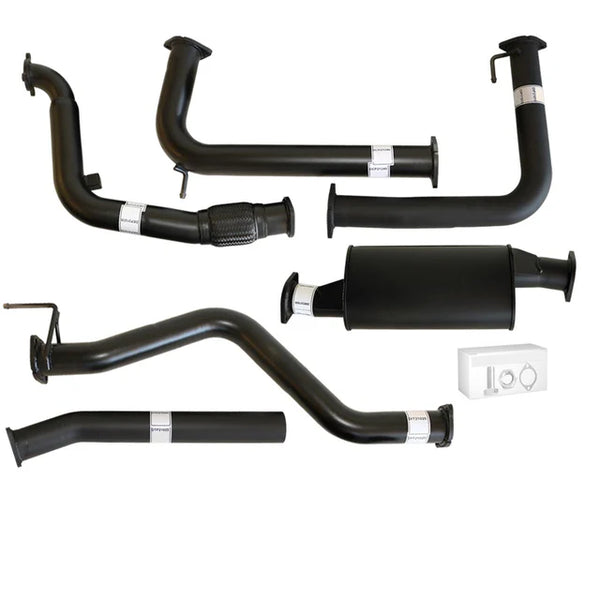 NISSAN NAVARA D40 2.5L 3" TURBO BACK EXHAUST (Non DPF Model) 2007 - 2016 ALUMINIZED STEEL