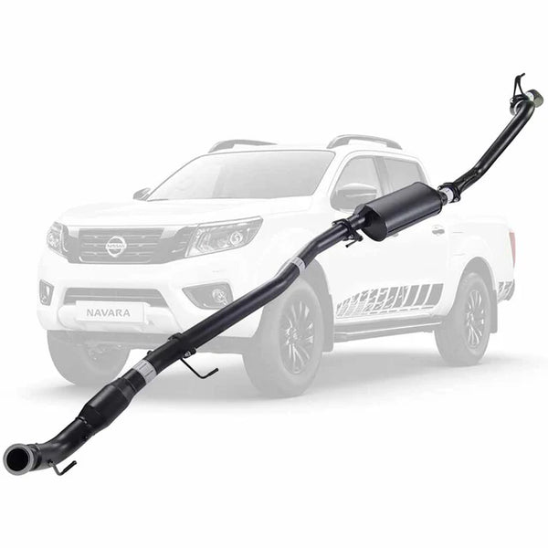 NISSAN NAVARA D23 NP300 2.3L 3" TURBO BACK EXHAUST DPF DELETE - ALUMINIZED STEEL