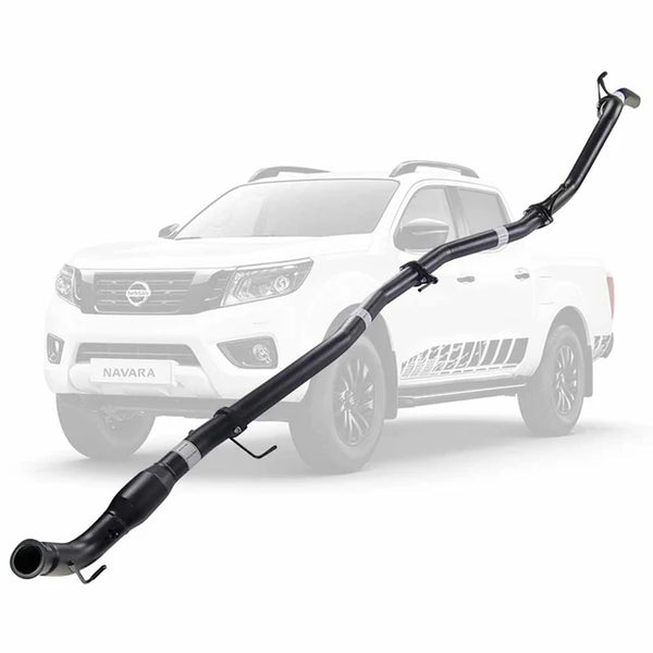 NISSAN NAVARA D23 NP300 2.3L 3" TURBO BACK EXHAUST DPF DELETE - ALUMINIZED STEEL